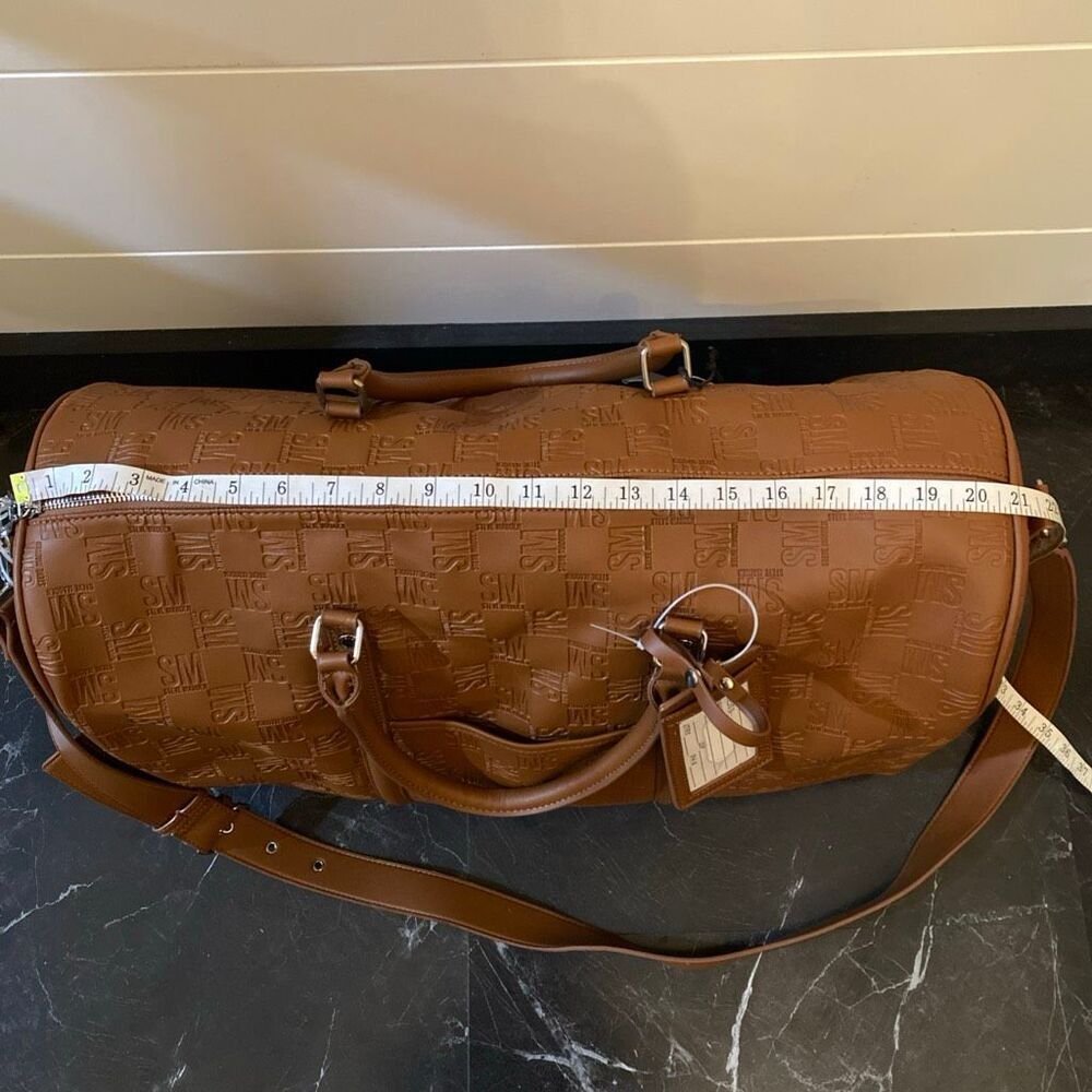 Steve Madden Weekender Duffle Bag WT200800 10x14x21" NWT - Picture 8 of 13